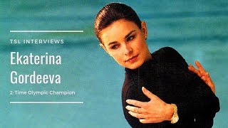 Ekaterina Gordeeva TSLs Interview with the 2X Olympic Champion GampG Екатерина Гордеева Интервью [upl. by Ahselrac743]