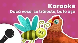 DACĂ VESEL SE TRĂIEȘTE BATE AȘA Negativ Karaoke  Versuri 🎤 Planeta Veselă [upl. by Atik]