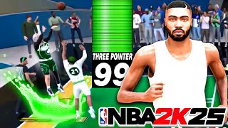 99 3PT ON NBA 2K25 IS TOO OVERPOWERED GREEN MORE SHOTS CONSISTENTLY [upl. by Bryce]