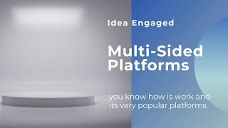 MultiSided Platforms Model [upl. by Ilil]