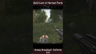 Gold Lion in Farm Normal arenabreakout arenabreakoutinfinite [upl. by Aurelius]