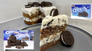 OREO TORTA  jednostavni Recept  OREO CAKE  simple recipe [upl. by Eah]