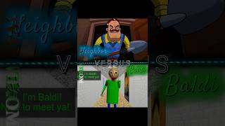 Neighbor vs Baldi alightmotion edit debate helloneighbor baldisbasics getout dagames [upl. by Bopp]