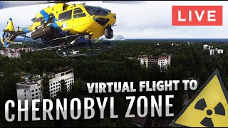 Virtual flight  excursion to Chernobyl zone  MSFS QHD [upl. by Carlita]