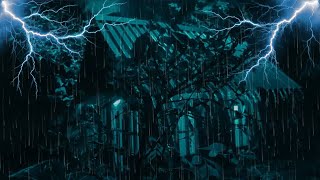 Instant Sleep Solution with Heavy Rain amp Thunder on Tin Roof  Perfect Night Ambience [upl. by Iramaj]