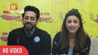 Parineeti Chopra And Ayushmann Khurrana Singing Live At Radio Mirchi 983 Fm [upl. by Ainehs301]