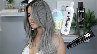 How To Maintain Gray Hair Color  Good For All Funky Colors [upl. by Oidiple]