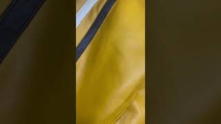 YELLOW LEATHER JACKET WITH PATCHES [upl. by Ruby]