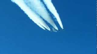 ChemTrail AirCraft FULLY EXPOSED UP CLOSE Spraying Thick Heavy ChemTrails Video From Another Plane [upl. by Amado633]