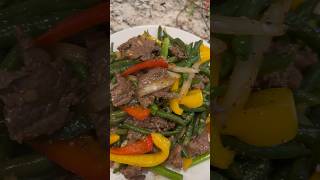 Savory beefy w vegetables stirfry shorts [upl. by Rafi957]