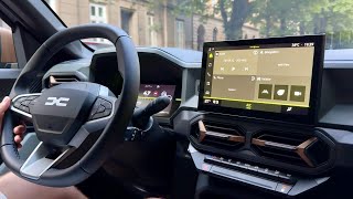 New DACIA DUSTER 2024  DRIVING in the city 4X4 mild hybrid [upl. by Alahcim]