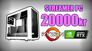 Byg en HIGHEND STREAMER PC til 20000kr AMD Ryzen 9  Geforce RTX Super [upl. by Drexler472]