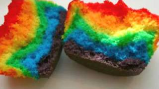 How to Make Rainbow Cupcakes [upl. by Chloe]