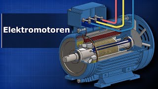 Wie Elektromotoren funktionieren Drehstrommotoren Dreiphasen Wechselstrommotor Induktionsmotor [upl. by Jurdi]