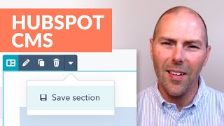 HubSpot Sections Explained HubSpot CMS DnD Saved Sections Tutorial [upl. by Nyad]