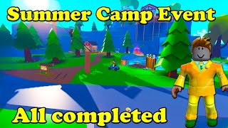 Summer Camp Event All completed Roblox Resort Tycoon 2 [upl. by Aztiram]