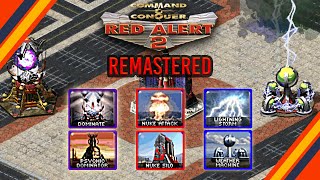 CampC Red Alert 2 Remastered Mod  Testing Main Super Weapons [upl. by Rupert638]