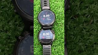 8 km Run Garmin Fenix 6 Pro vs Garmin Forerunner 945 5 C Rain Rain Rain [upl. by Nason]