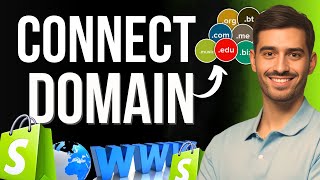 How to Connect Your Domain to Shopify Third Party Domain Provider [upl. by Ahcsap600]