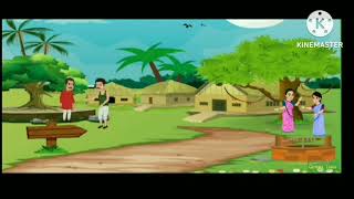 Shanti Nagar gaon 🛖 ki kahani 📝 😃 interesting cartoonforkids subscribe animation [upl. by Nicolea]