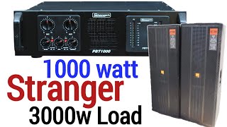 Pbt 1000 Amplifier 3000watt Load  Stranger Pbt1000 Amplifier Full Information Video Djkumarvolgs [upl. by Sedrul996]