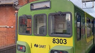 Ride on Irish Rail Dart class 81008300 No81158315 From Pearse StationConnolly Station 3824 [upl. by Socha410]