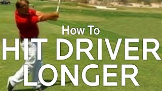 Golf Distance How To Hit The Driver Longer [upl. by Lamori563]