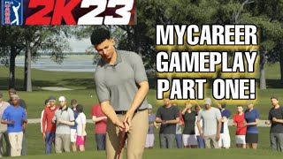 PGA TOUR 2K23  MyCAREER Gameplay and Menu Navigation [upl. by Malchus]