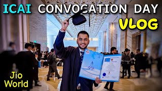 My CA Convocation Day at Jio World BKC Mumbai  Graduation Vlog [upl. by Kcirdaed]