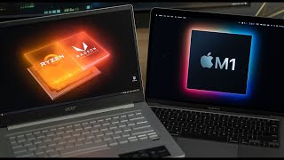 Ryzen 7 5800H vs Apple M1  Geekbench [upl. by Eelan948]