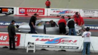 Nitrous Explosion  Rich Hoyle PSCA Xtreeme Drag Radial [upl. by Cesya994]