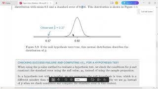 Bài 534 Sử dụng pvalue nhằm bác bỏ giả thuyết null OpenIntro Statistics [upl. by Akineg]