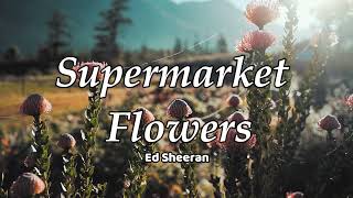 Supermarket Flowers  Ed Sheeran Lyrics [upl. by Kenti846]