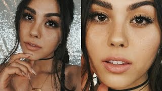 NO MAKEUP MAKEUP LOOK  How To Do Faux Freckles Tutorial  Roxette Arisa [upl. by Nielsen]