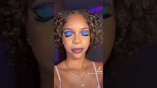 Colorful eyeshadow tutorial🌈😱 makeupshorts makeuptutorial eyeshadow eyeshadowtutorial ￼ [upl. by Nnaul]