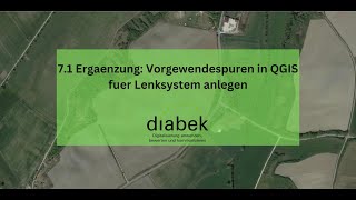 71 Ergaenzung Vorgewendespuren in QGIS fuer Lenksystem anlegen [upl. by Ancalin]