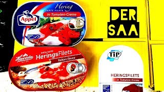 HAWESTA vs APPEL vs TIP 🐟 Heringsfilet in TomatenCreme 🍅 [upl. by Aerdnac]