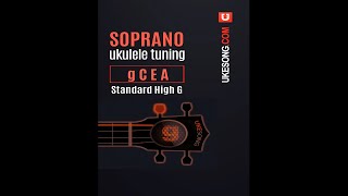 Soprano ukulele tuning  High G Online Ukulele Tuner [upl. by Niklaus]