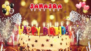 SAHASRA Birthday Song – Happy Birthday Sahasra [upl. by Talya]