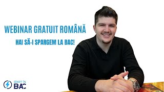 Webinar Gratuit Română  Start în Bac [upl. by Enimajneb370]