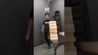 Impossible YoYo Jenga Trick Shot 5A 🪀🎯💥🎲 yoyo jenga trickshots [upl. by Khoury]