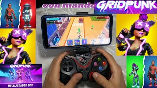 Tutorial como jugar Gridpunk Battle Royale con mando para celular [upl. by Haidej]