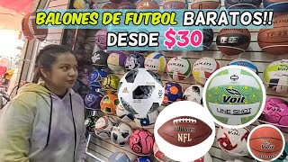 ⚽ ¿Donde comprar BALONES DE FUTBOL BARATOS 🏈🥅 [upl. by Michelina]