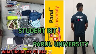 Parul University Student Kit  ParulUniversity rixhbh paruluniversityvlogs [upl. by Ultann275]