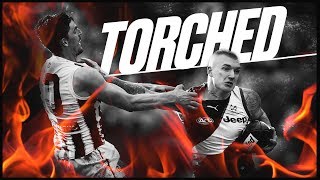 Torched The best baulks bursts and fends  Round 19 2018  AFL [upl. by Phelips388]