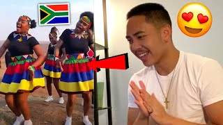 Ndlovu Youth Choir  Bella Ciao South African Amapiano Remix 🇿🇦💃 TikTok AMERICAN REACTION [upl. by Yrtnej]