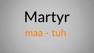 How to pronounce martyr  Martyr pronunciation  Martyr meaning in Tamil  MrEnglish [upl. by Hill]