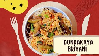 DONDAKAYA briyani recipe dondakaya  briyani lunch briyanilovers [upl. by Llehcar68]