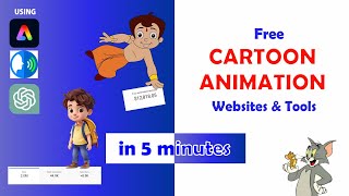 How to Make Free Cartoon Animation Video  Cartoon Video Kaise Banaye [upl. by Dnomsaj]