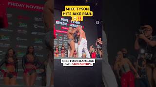 DIFFERENT ANGLES OF MIKE TYSON HITTING JAKE PAUL SLAPPED HIM boxing miketysonvsjakepaul viral [upl. by Asinet]